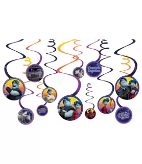 Onward the Movie Hanging Swirl Decorations (12pc)