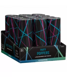 Happy Birthday 'Finally 21' Confetti Poppers (12ct)