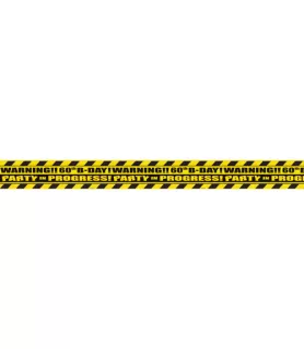 Over the Hill 60th Birthday Novelty Caution Tape (45ft)