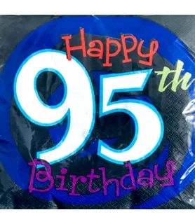 Over the Hill 'Oh No' 95th Birthday Lunch Napkins (16ct)