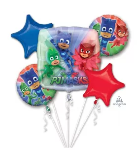 PJ Masks Foil Mylar Balloon Bouquet (5pc)