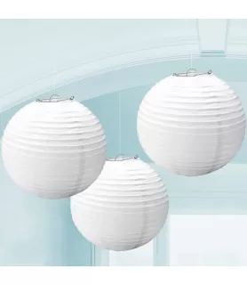 White Paper Lanterns (3ct)