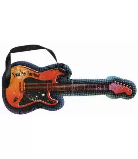Rock Star Guitar Novelty Invitations w/ Envelopes (8ct)