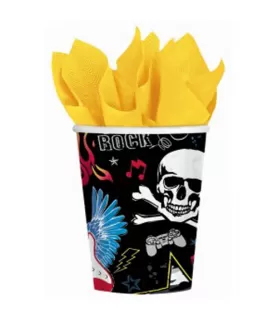 Party Rock 9oz Paper Cups (8ct)