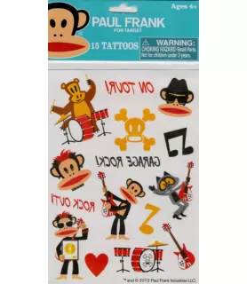 Paul Frank Temporary Tattoos (1 sheet)