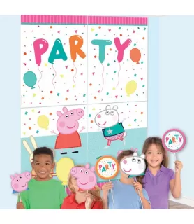 Peppa Pig 'Confetti Party' Scene Setter w/ Props (16pcs)