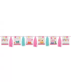 Peppa Pig 'Confetti Party' Pennant Tassel Garland (1ct)