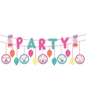 Peppa Pig 'Confetti Party' Double Banner Kit (2pcs)