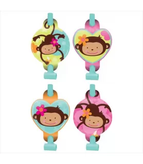 Pink Mod 'Monkey Love'  Blowouts (8ct)