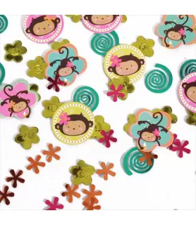 Pink Mod 'Monkey Love' Confetti Value Pack (3 types)