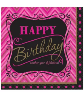 Born to be Fabulous Lunch Napkins (16ct)