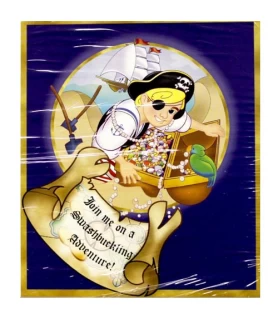 Pirate Party Invitations w/ Envelopes (8ct)