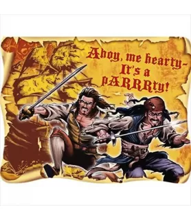 Pirates of the Caribbean Invitations w/ Env. (8ct)
