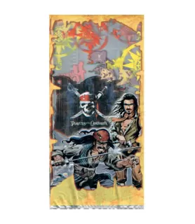 Pirates of the Caribbean Cello Favor Bags w/ Twist Ties (8ct)