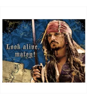 Pirates of the Caribbean 'On Stranger Tides' Invitations w/ Env. (8ct)