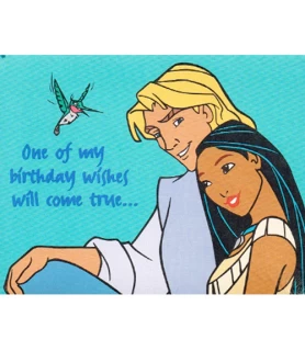Pocahontas Vintage 1995 Invitations w/ Envelopes (8ct)