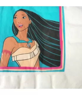 Pocahontas Vintage 1995 Teal Small Napkins (16ct)