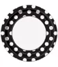 Black Polka Dots Large Paper Plates (8ct) Black Polka Dots Large Paper Plates (8ct)