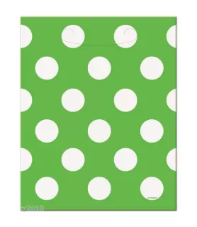 Green Polka Dots Favor Bags (8ct)