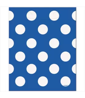 Blue Polka Dots Favor Bags (8ct)
