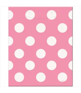 Hot Pink Polka Dots Favor Bags (8ct)