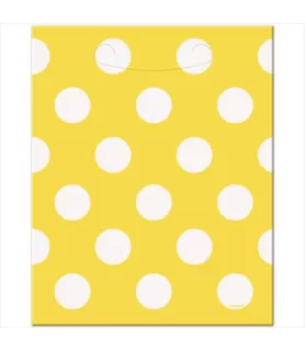 Yellow Polka Dots Favor Bags (8ct)