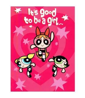 Powerpuff Girls 'Good to Be a Girl' Greeting Card w/ Envelope (1ct)