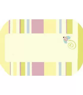 Baby Shower 'Precious Wonders' Self Adhesive Name Tags / Labels (24ct)