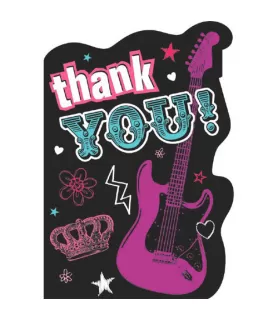 Princess Rocker Thank You Note Set w/ Envelopes (8ct)*