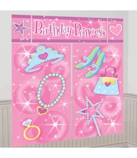 Princess Wall Poster Decorating Kit (5pc)