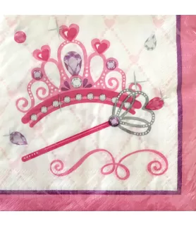 Pink Princess Lunch Napkins (20ct)