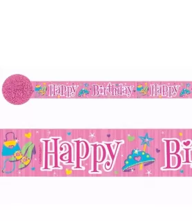 Princess Crepe Paper Streamer (30ft)