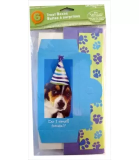 Puppy Party Favor Boxes (6ct)