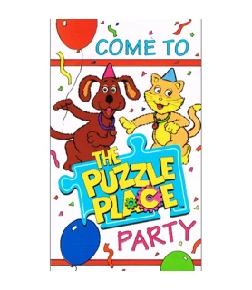 Puzzle Place Vintage 1994 Invitations w/ Envelopes (8ct)