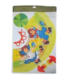 Raggedy Ann and Andy Vintage 1978 Party Hats (6ct)