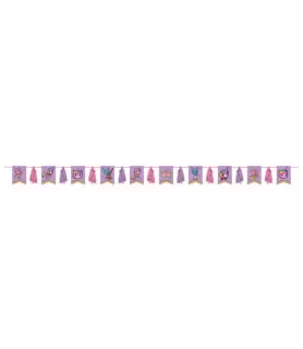 Rainbow Butterfly Unicorn Kitty Deluxe Glitter Tassel Garland (10ft)