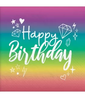 Sparkle Birthday Lunch Napkins (16ct)