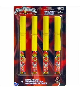 Power Rangers 'Red Ranger' Chinese Yo Yo's / Favors (4ct)