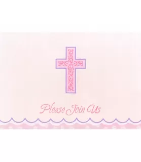 Religious 'Blessed Girl' Invitations w/ Envelopes (8ct)