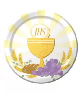 Religious 'Rise Above' Large Paper Plates (8ct)