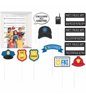 Rescue Vehicles 'First Responders' Scene Setters with Photo Props (1ct)