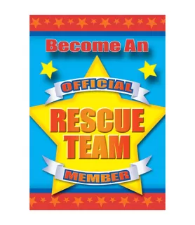 Rescue Teams Invitations w/ Envelopes (8ct)