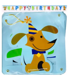 Fire Engine 'Rescue Pals' Birthday Banner (1ct)