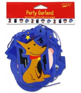 Police 'Rescue Pals' Party Garland (1ct)