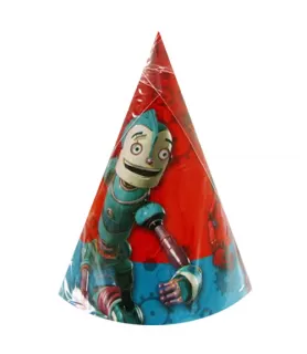 Robots Cone Hats (8ct)