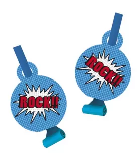 Party Rock 'Boy Rock' Blowouts / Favors (6ct)