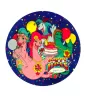 Loch Ness Monster 'Happy Ness' Small Paper Plates (8ct) Loch Ness Monster 'Happy Ness' Small Paper Plates (8ct)