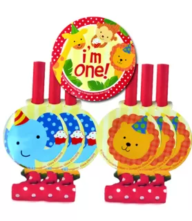 Zoo Jungle Blowouts / Favors (6ct)