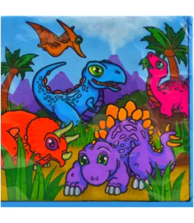 Baby Dinos Small Napkins (16ct)