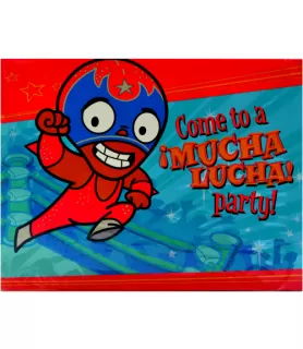 Mucha Lucha Invitations w/ Envelopes (8ct)